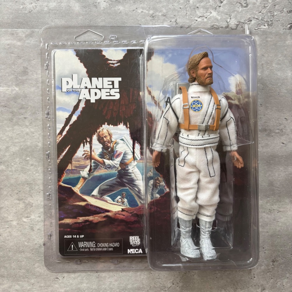NECA Planet of the Apes Colonel George Taylor 8in White Astronaut Action Figure